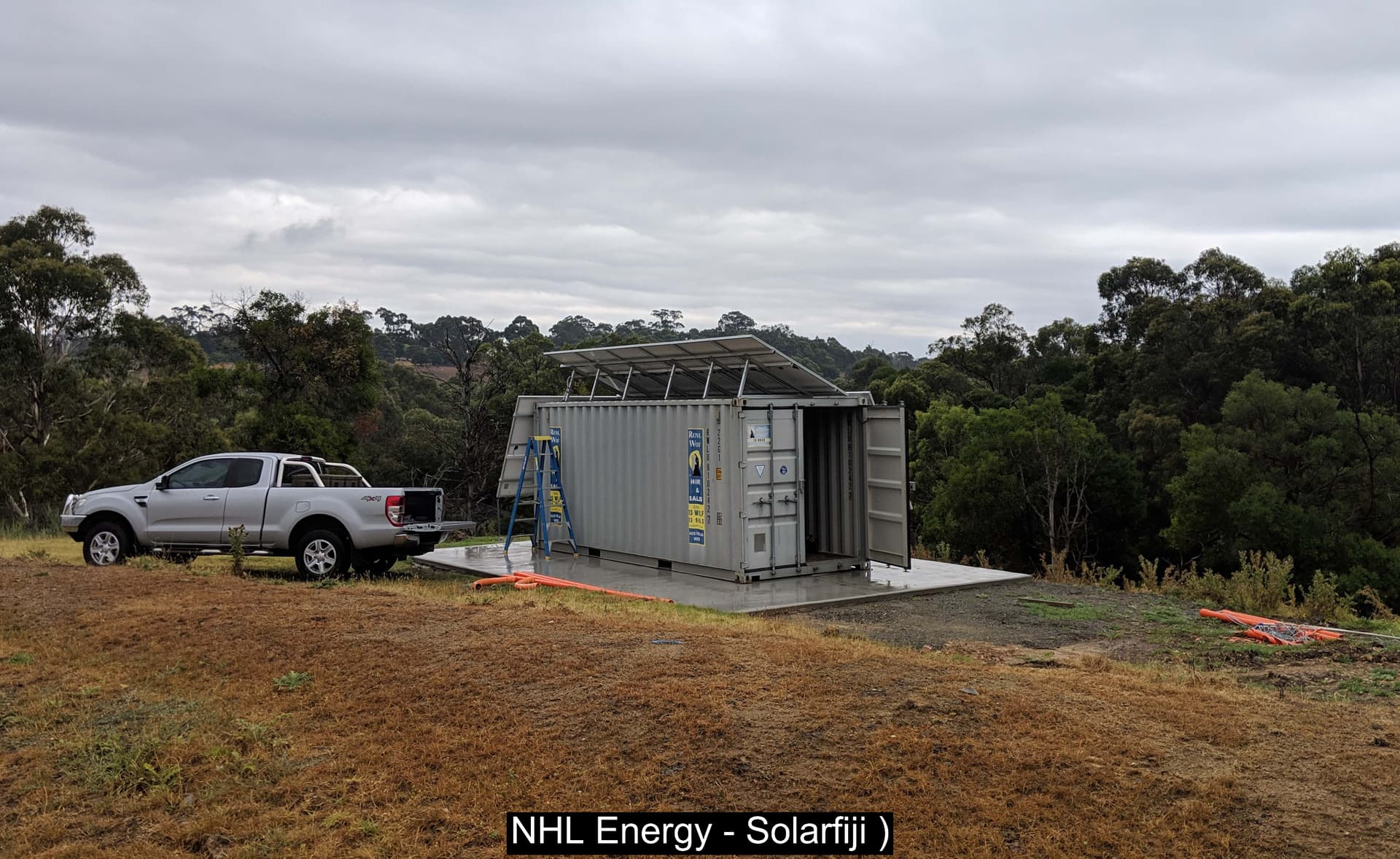 Off Grid Solar System, Container Plant