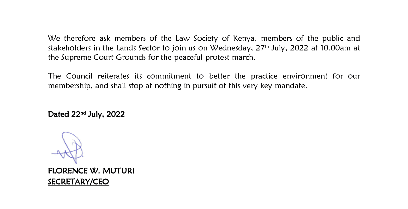 LSK on Ardhi Sasa - Continued
