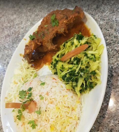 Food served at Lavasha Café