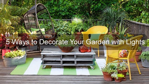 Garden lights decoration