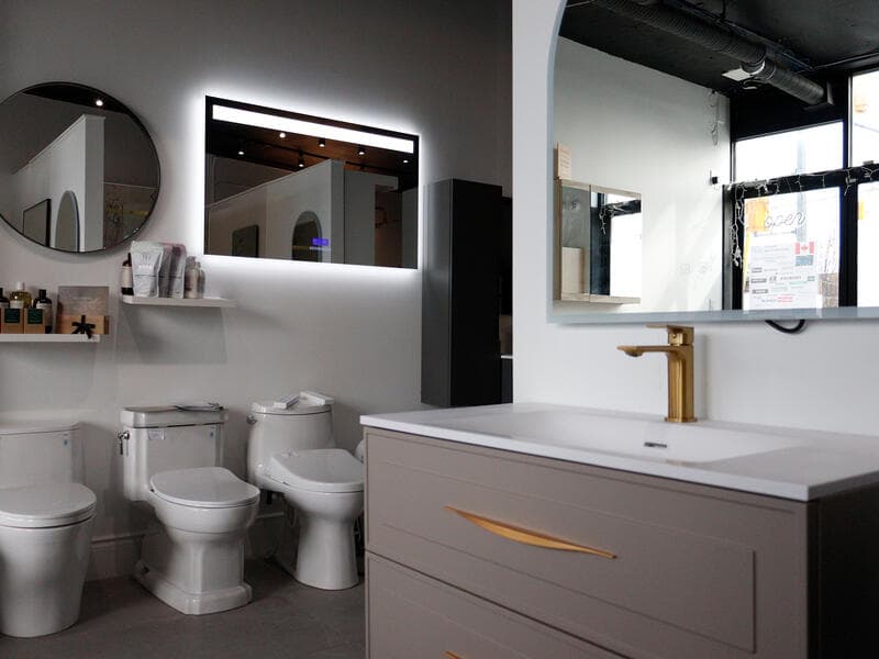 Modern bathroom renovation