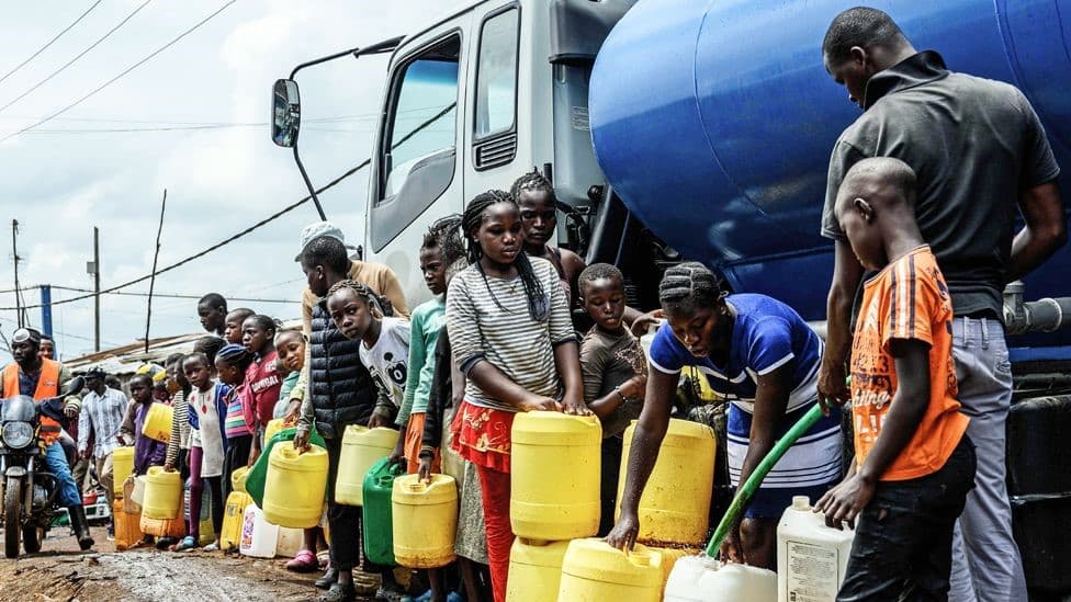 Shortage of Water supply in Nairobi, Kenya