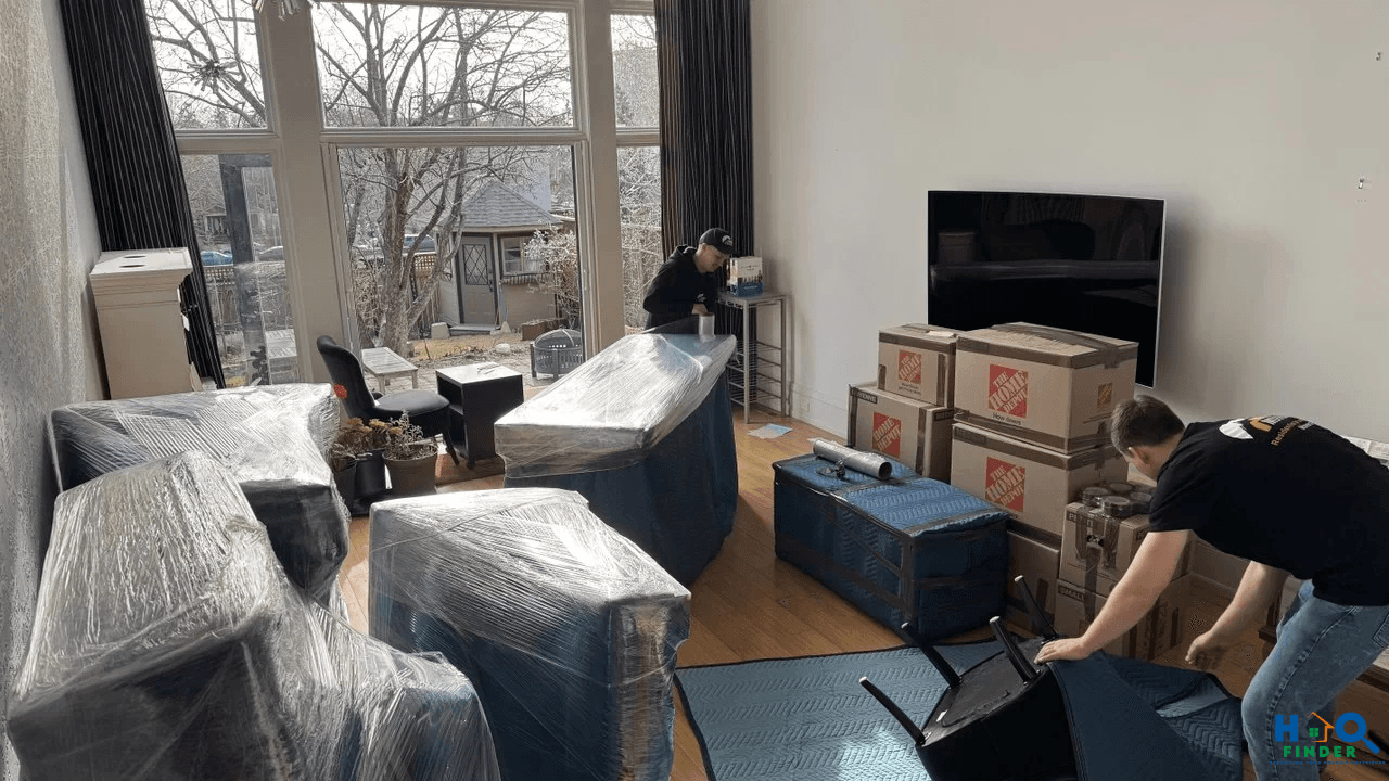 Making bookings for a moving day