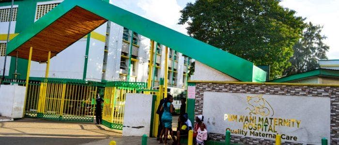 Pumwani Maternity Hospital entrance