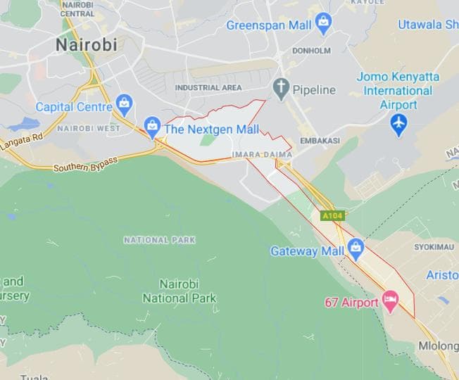 Map Location - Imara Daima